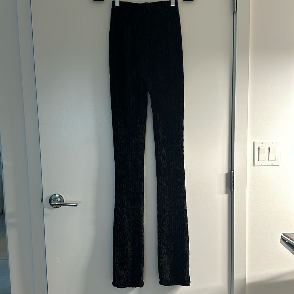 Velour pants